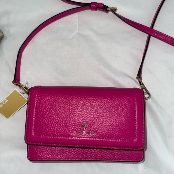 Michael Kors Leather Phone CrossBody - Picture 2 of 13